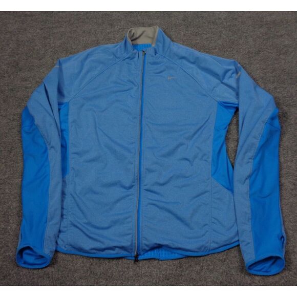 Nike Jackets & Blazers - Nike Jacket Womens XL Blue Element Shield Full-Zip Running Reflective Waffle
